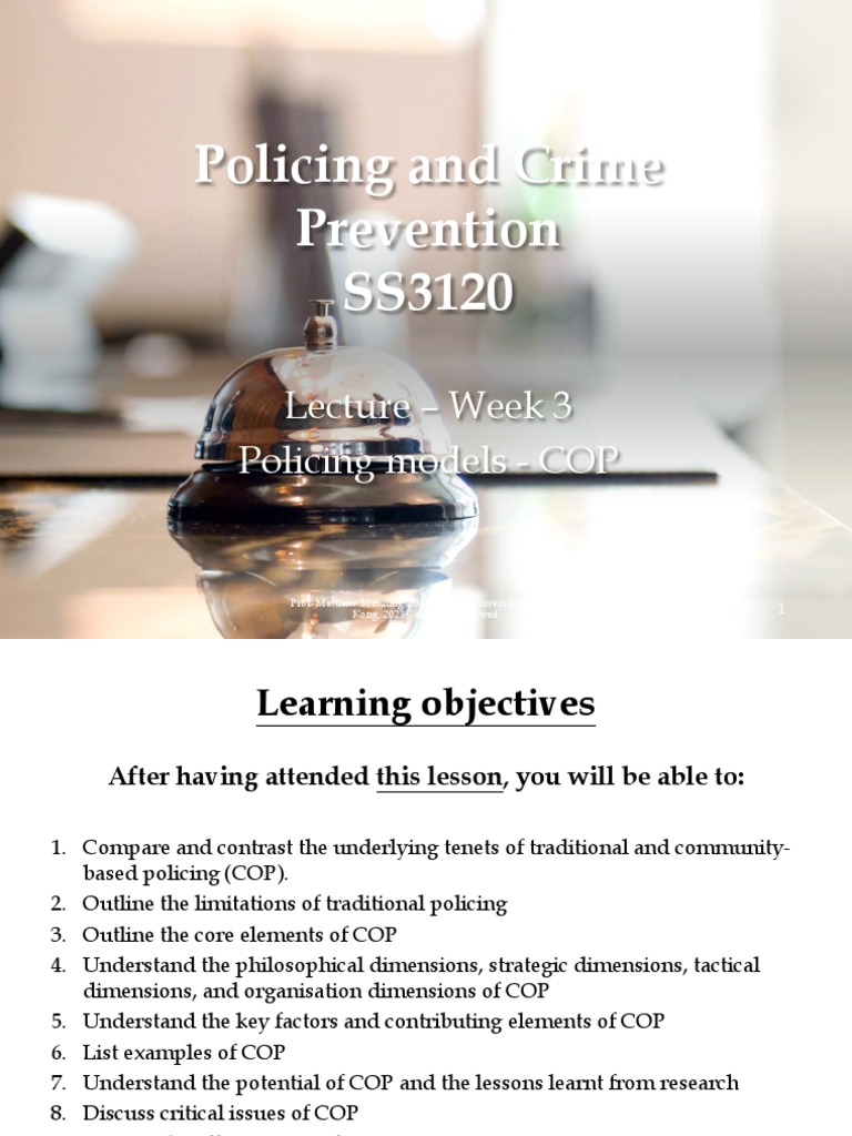 Lecture+3 2023-02-03 07 - 06 - 29 | PDF | Community Policing | Police