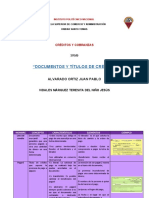 Documentos y Titulos de Credito