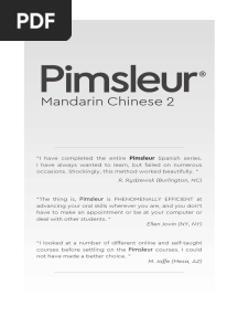 Pimsleur Mandarin Chinese 2 Text