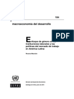 Enfoque de Género en Instituciones Laborales