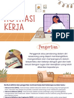 Materi MOTIVASI KERJA 9 Agustus