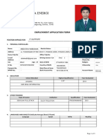 Employment Application Form - Sankara Tata Energi