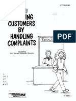 Retaining CX by Handling Complaints