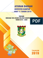 Perda/ RTRW Kabupaten Kampar Riau