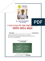 2021 2022.3. Cam Nang On Thi THPTQG 2022 Mon Hoa Hoc. TT Binh