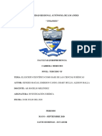 Escrito Científico Como Bases de Las Ciencias Jurídicas