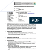 Silabo Asistencia de Salud en Desastres Naturales 2023-II