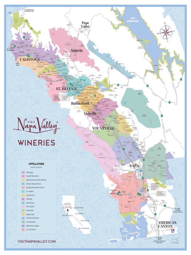 Napa Valley Wineries and Tasting Rooms | PDF | Agricultural Establishments  | Napa Valley Ava