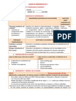 Sesión de Aprendizaje #9 Comparamos y Ordenamos Números