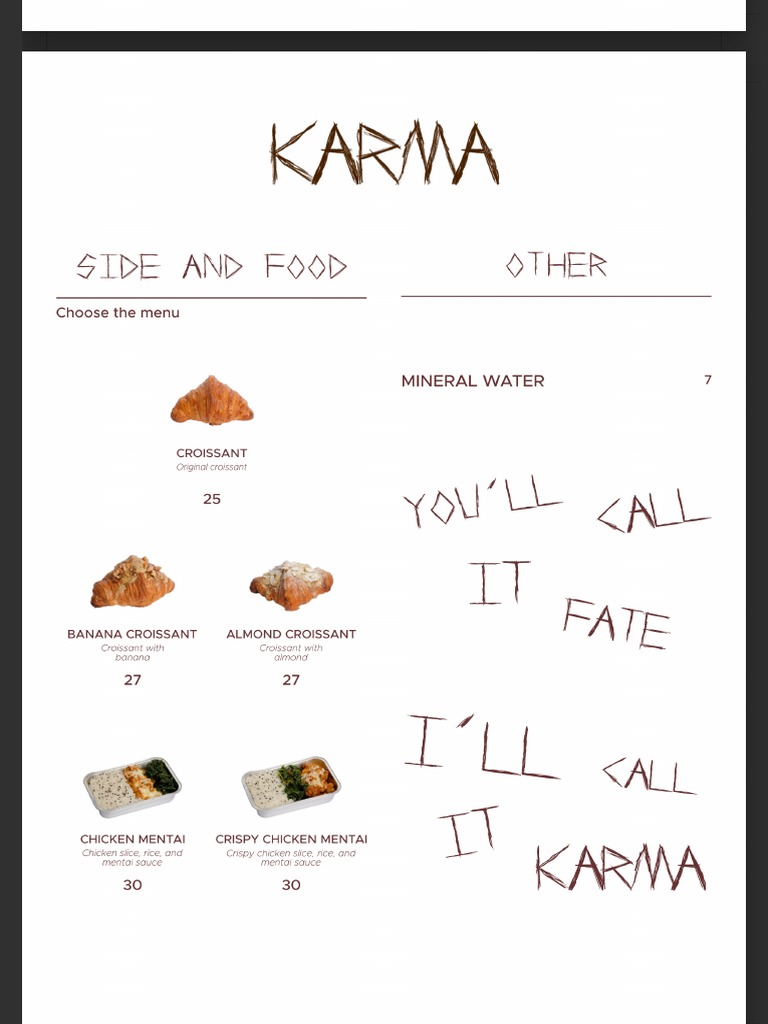 MENU KARMA PDF Google Drive 2 PDF