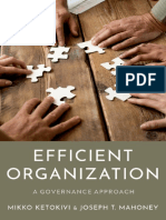 Mikko Ketokivi, Joseph T. Mahoney - Efficient Organization - A Governance Approach-Oxford University Press (2023)