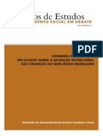 Condições de Saúde e Nutrição No Semi-Árido