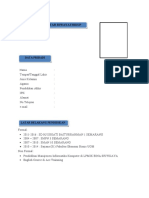 Daftar Riwayat Hidup