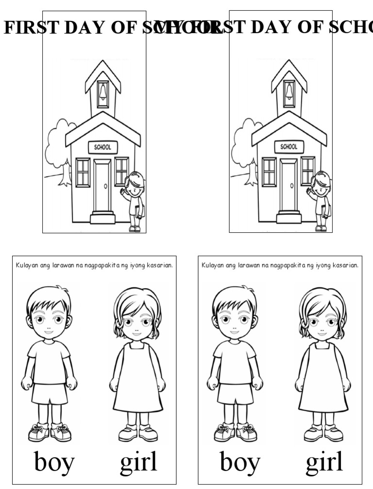 First Day of School | PDF
