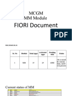 HCM Module - FIORI Document