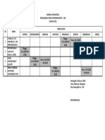 Jadwal Sosialisasi