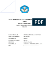 RPP Kelas 6 Tema 5 Kurikulum 2013 Revisi 2023