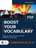 Test 1 - Boost Your Vocabulary Cambridge IELTS 18 (23.08)