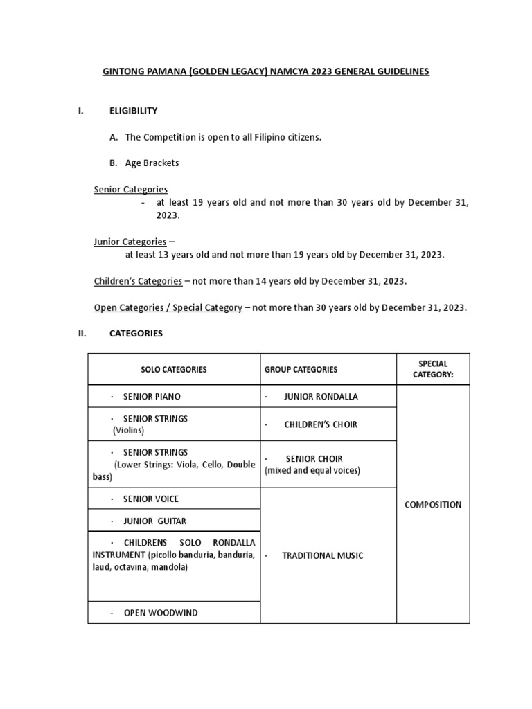 General Guidelines On Use