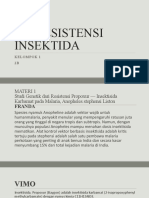 Uji Resistensi Insektida