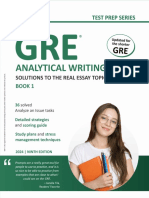 GRE Analytical Writing Book1 - 2024 SAMPLE