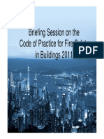 Powerpoint For Briefing Session On The COP For Fire Safety in Buildings 2011 Part A F