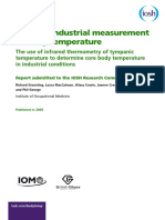 Iosh Research Reliable Industrial Measurement of Body Temperature Full Report