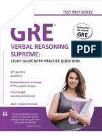 Verbal Reasoning Supreme - 2024 - SAMPLE