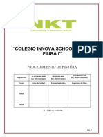 Procedimiento Pintura Exterior