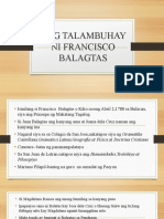 Ang Talambuhay Ni Francisco Balagtas