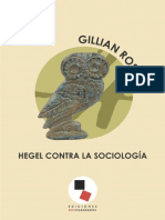 Rose, G. - Hegel Contra La Sociología (Versión Digital)