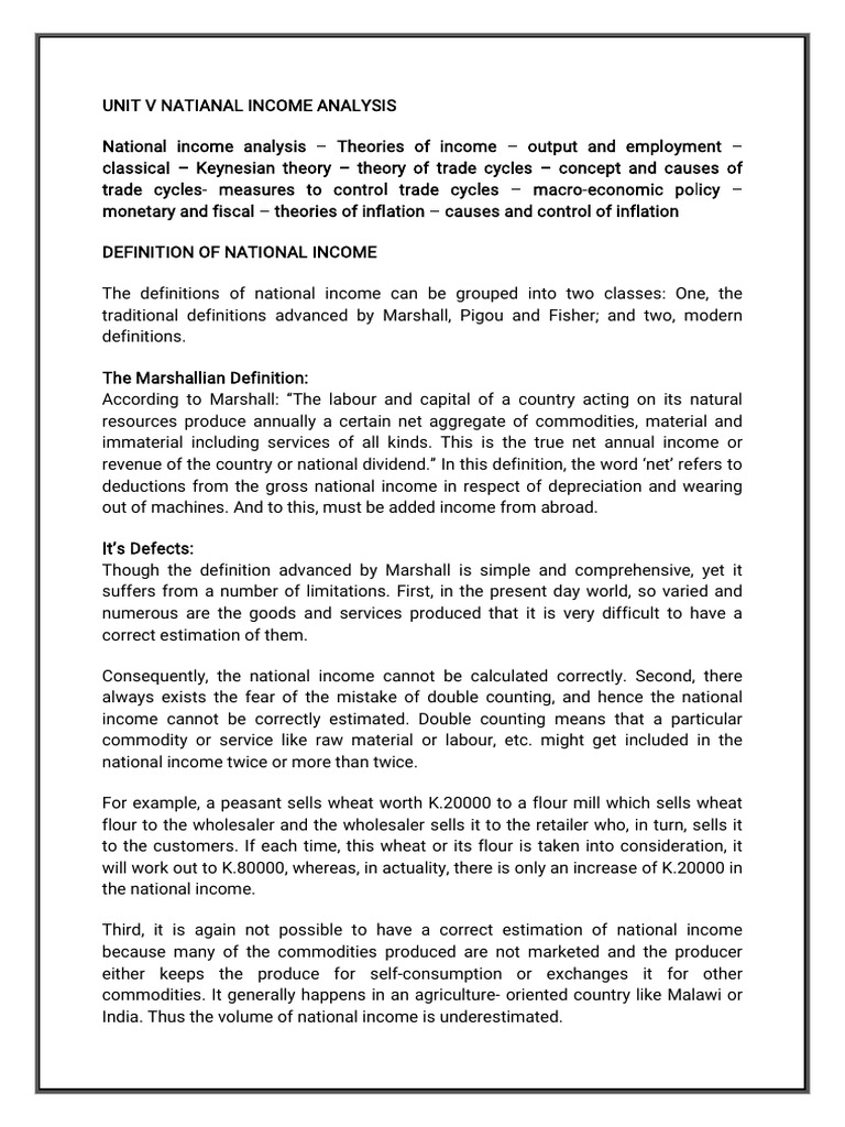 Business Environment Unit 5 | PDF | Inflation | Business Cycle
