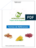 Termes de References Negoce Et Developppement