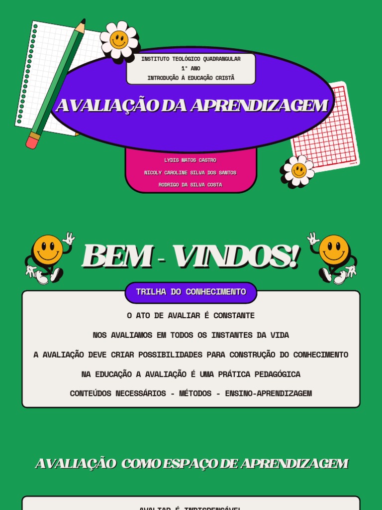 Avaliação Da Aprendizagem | PDF | Aprendizado | Pedagogia