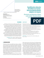 Sensibilizacion y Deteccion de Maltrato en El Adulto Mayor