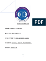 Lab Report 6 DSP