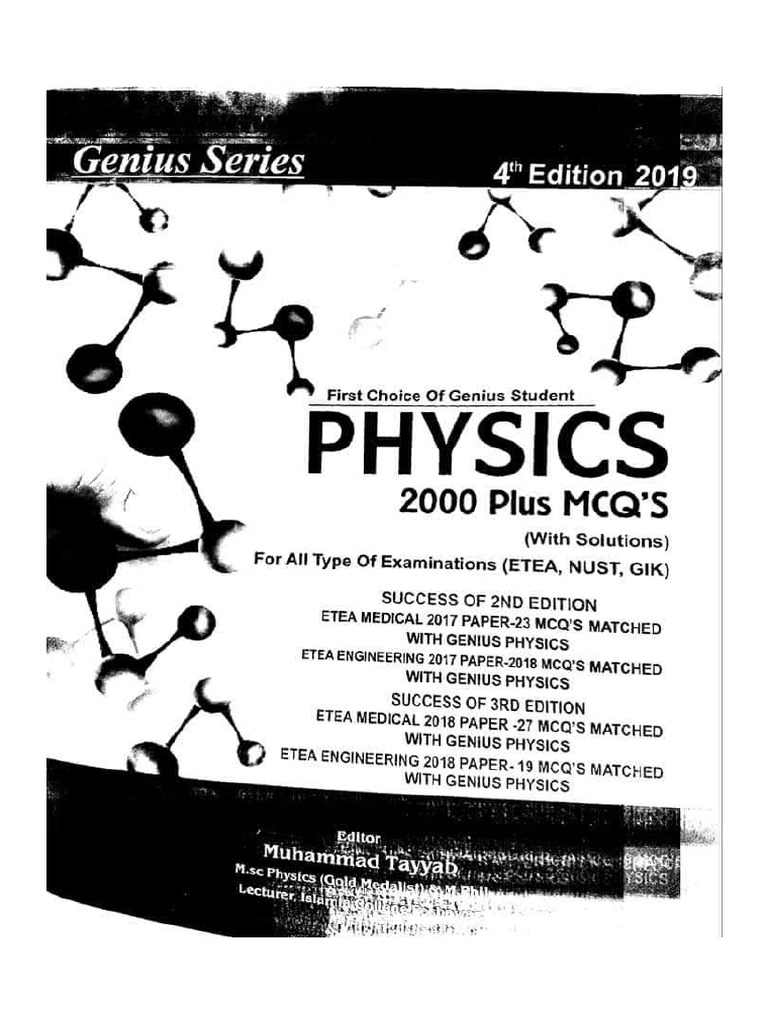 Genius Series Physics 2000 MCQS PDF