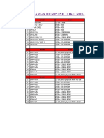 Daftar Harga Hempon