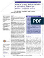 Perceptions of Generic Medication in The General Population