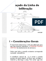 5 - Traçado Da Linha de Infiltração