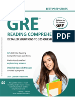 GRE Reading Comprehension - 2024 SAMPLE