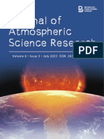 Journal of Atmospheric Science Research Vol 6 No 3 July 2023