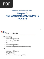 C7. Networking and Remote Access