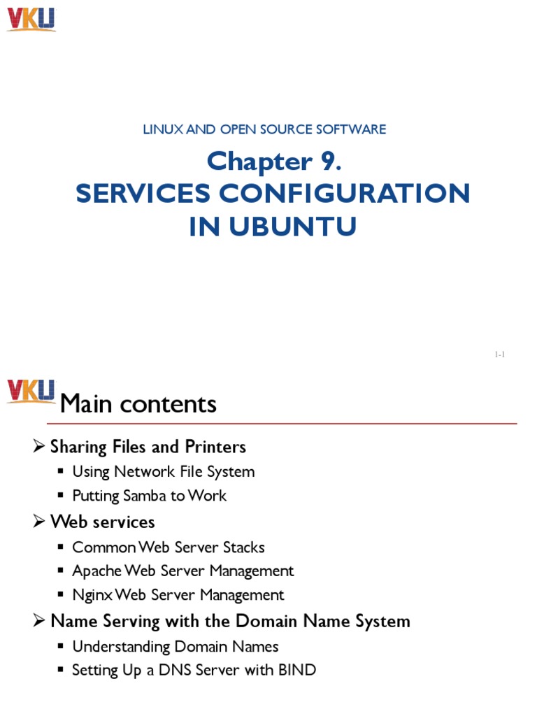 C9. Services Configuration in Ubuntu | PDF | Domain Name System ...