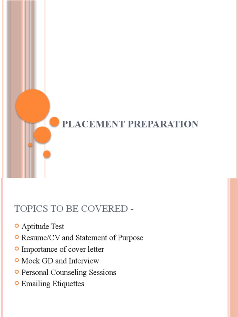 Placement Preparation | PDF
