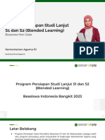 Program Persiapan Studi Lanjut (PPSL) S1 Dan S2 2023