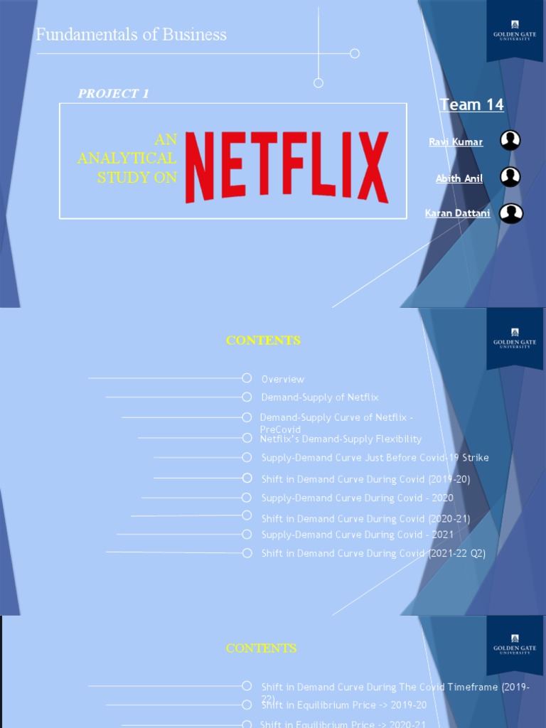 Netflix Case Study Pdf Demand Supply And Demand