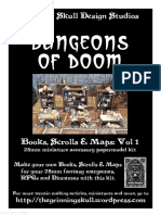 Grims Dungeons of Doom 28mm Books Scrolls & Maps Vol 1 (11289506)