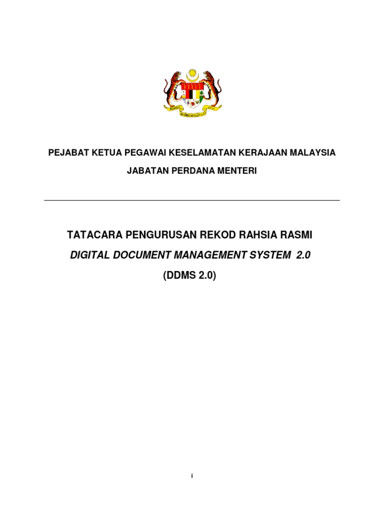 Tatacara Pengurusan Rekod Rahsia Rasmi Dalam Siste 230621 114351 | PDF