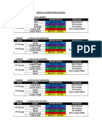 Jadual Latihan Rumah Sukan 2023